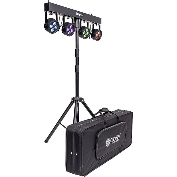 ColorKey CKU-3062 PartyBar Mobile 100 EL Four 4x10W RGBW LED Battery-Powered Par Light Bar
