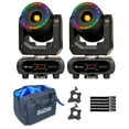 thumbnail image 1 of ColorKey CKU-5070 Halo Spot 100 100W White LED Moving Head Spot 2-Pack with Bag Package, 1 of 9