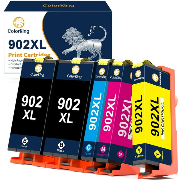 ColorKing 902XL Printer Ink Replacement for HP 902 XL Ink Cartridge