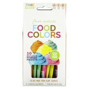 ColorKitchen Food Colors From Nature, Multi-Color, 10-Color Packets, 0.088 oz (2.5 g) Each