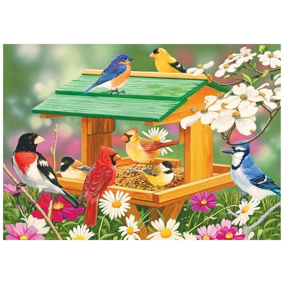 ColorLuxe 300pc Backyard Birds Spring Feast