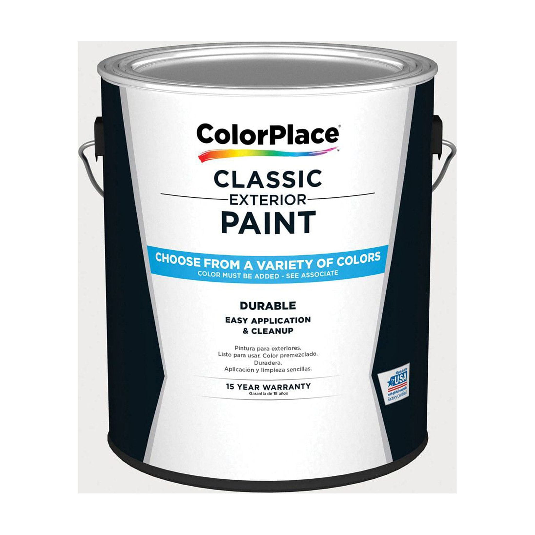 ColorPlace Classic Interior Wall & Trim Paint, Swan White, SemiGloss