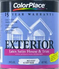 ColorPlace Satin Exterior Paint, Accent Base, 29 Fl. Oz.