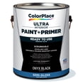 thumbnail image 1 of ColorPlace ULTRA Interior Paint & Primer, Onyx Black, Semi-Gloss, 1 Gallon, 1 of 11