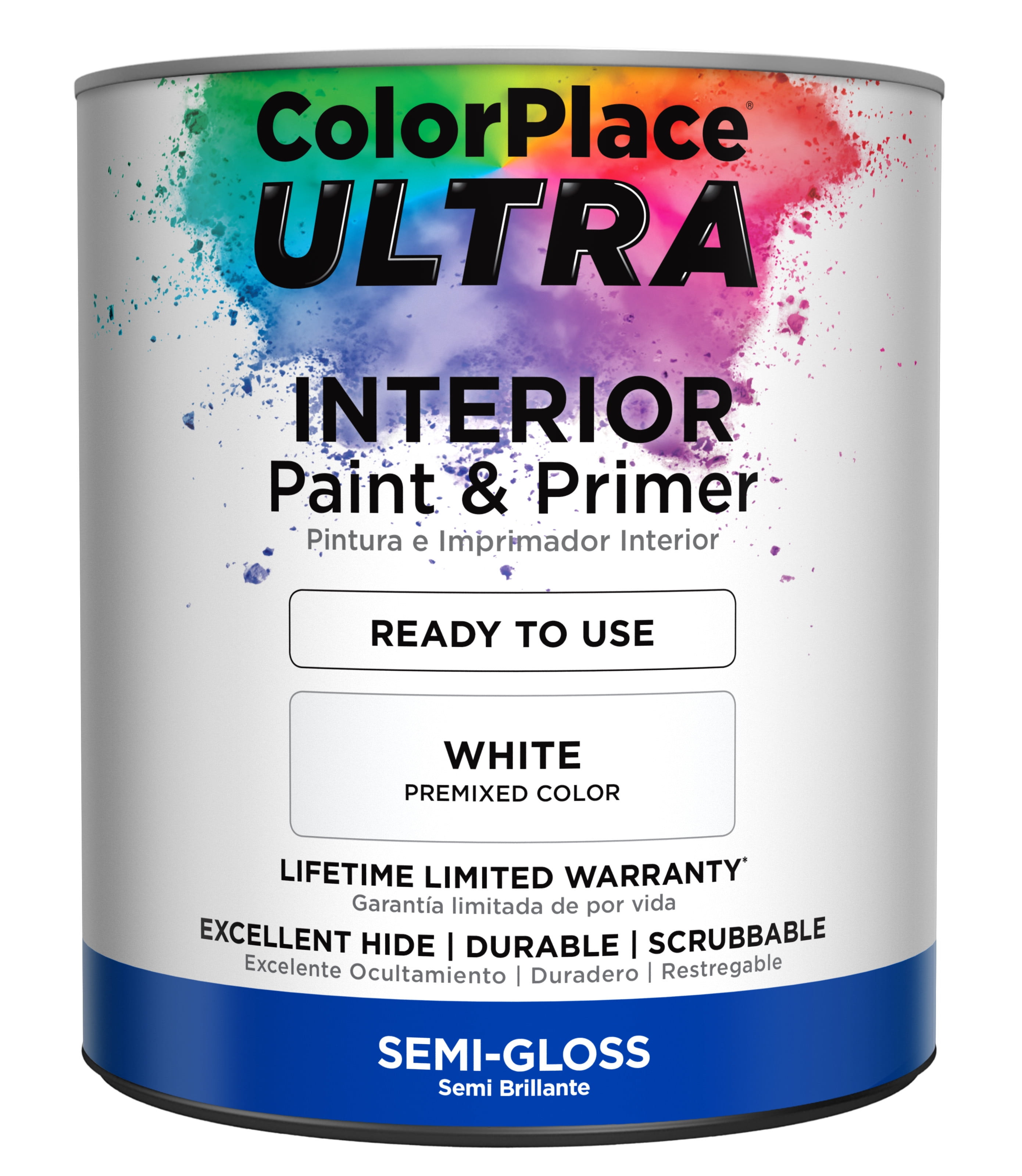ColorPlace ULTRA Interior Paint & Primer in One, White