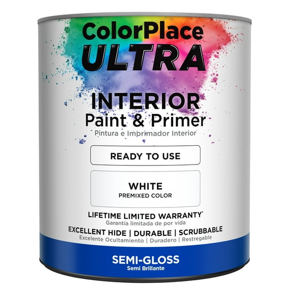 ColorPlace ULTRA Interior Paint & Primer in One, White