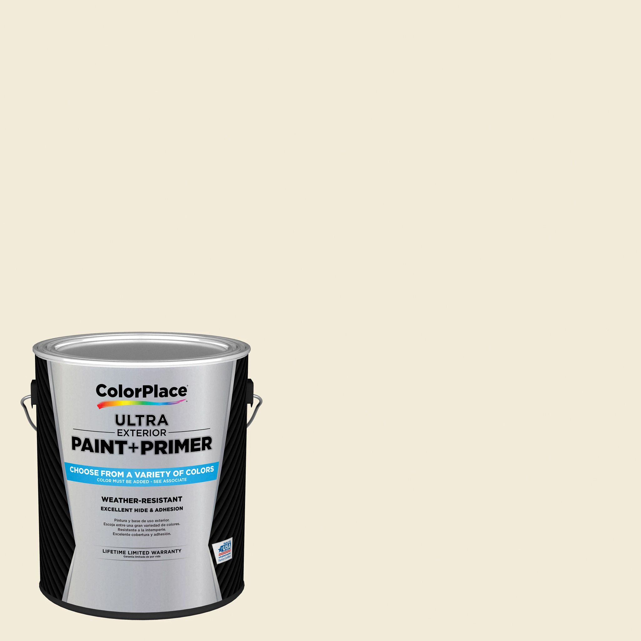 ColorPlace Ultra Exterior Paint & Primer, Pineapple Sorbet, Satin, 1