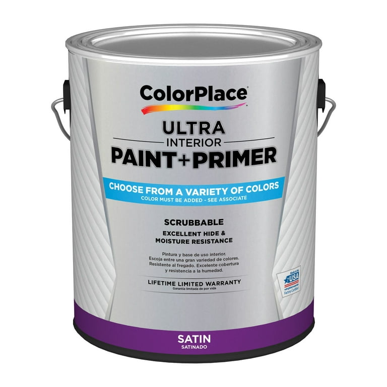 ColorPlace ULTRA Interior Paint & Primer, Whitecliff Beige, Satin, 1 Gallon ColorPlace ULTRA Interior Paint & Primer, Whitecliff Beige, Satin, 1 Gallon