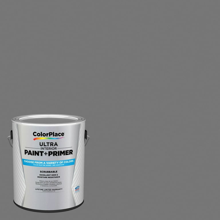 ColorPlace ULTRA Interior Paint & Primer, Elegant Charcoal, Semi-Gloss, 1 Gallon ColorPlace ULTRA Interior Paint & Primer, Elegant Charcoal, Semi-Gloss, 1 Gallon