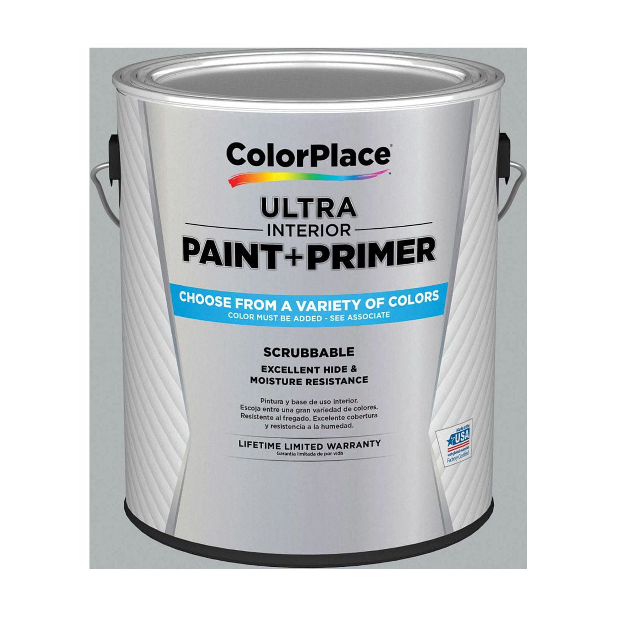 ColorPlace Ultra Interior Paint & Primer, Medici Grey, Flat, 1 Gallon