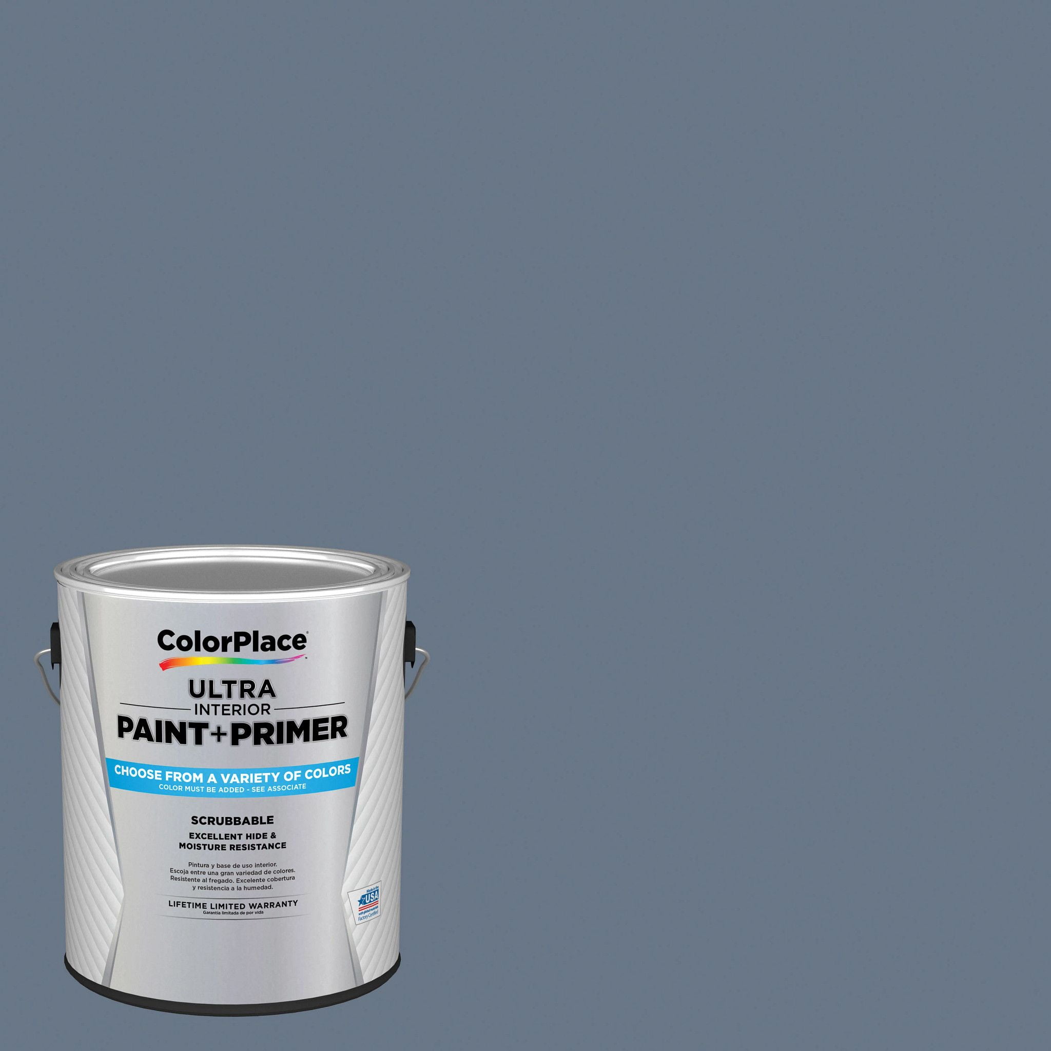 ColorPlace Ultra Interior Paint & Primer, Mountain Slate Blue, Semi