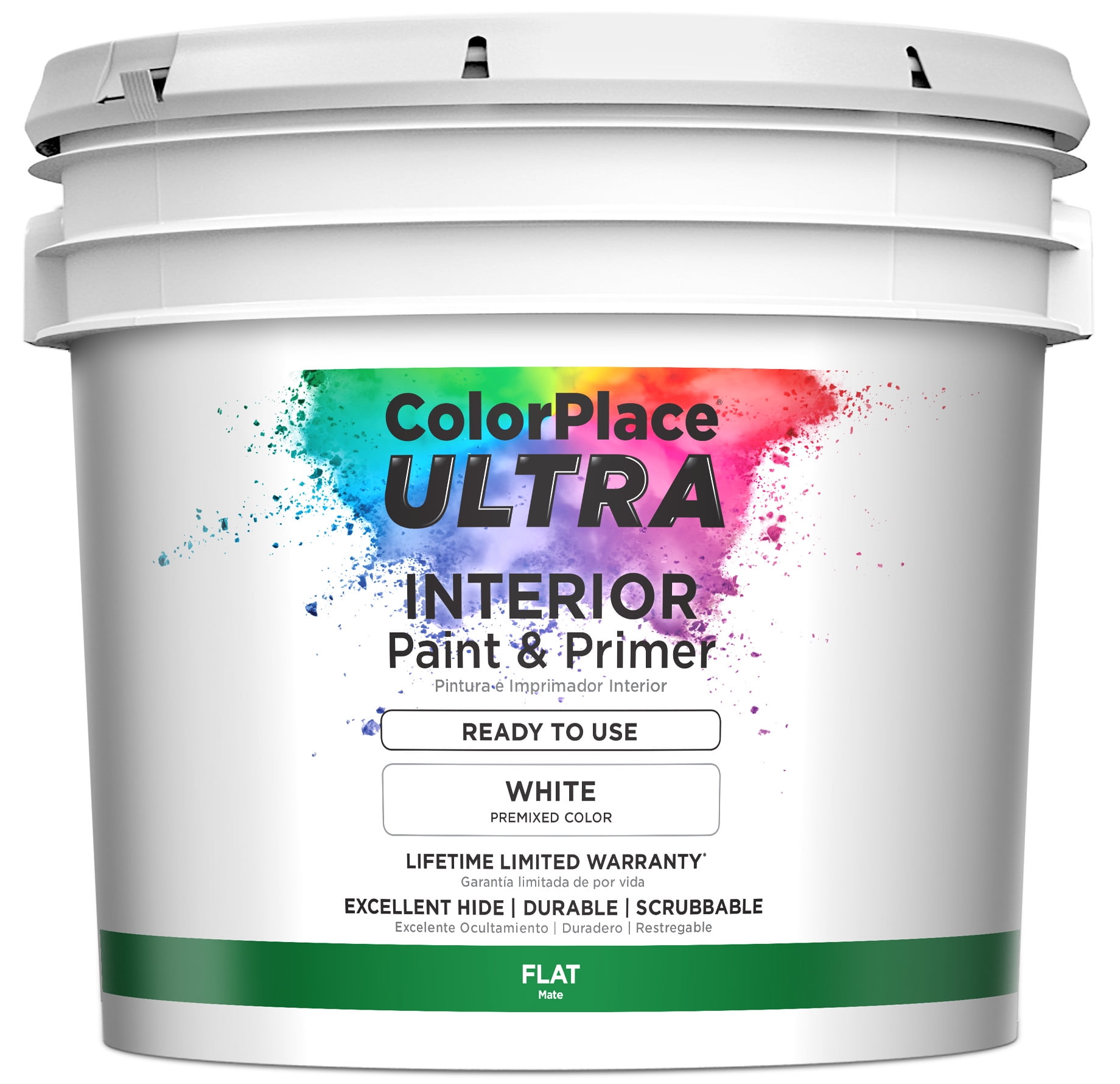 ColorPlace Ultra Interior Paint & Primer Ready to Use White