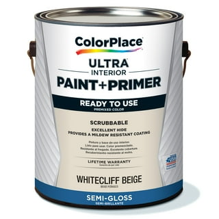 ColorPlace ULTRA Interior Paint & Primer, Whitecliff Beige, Satin, 1 Gallon ColorPlace ULTRA Interior Paint & Primer, Whitecliff Beige, Satin, 1 Gallon