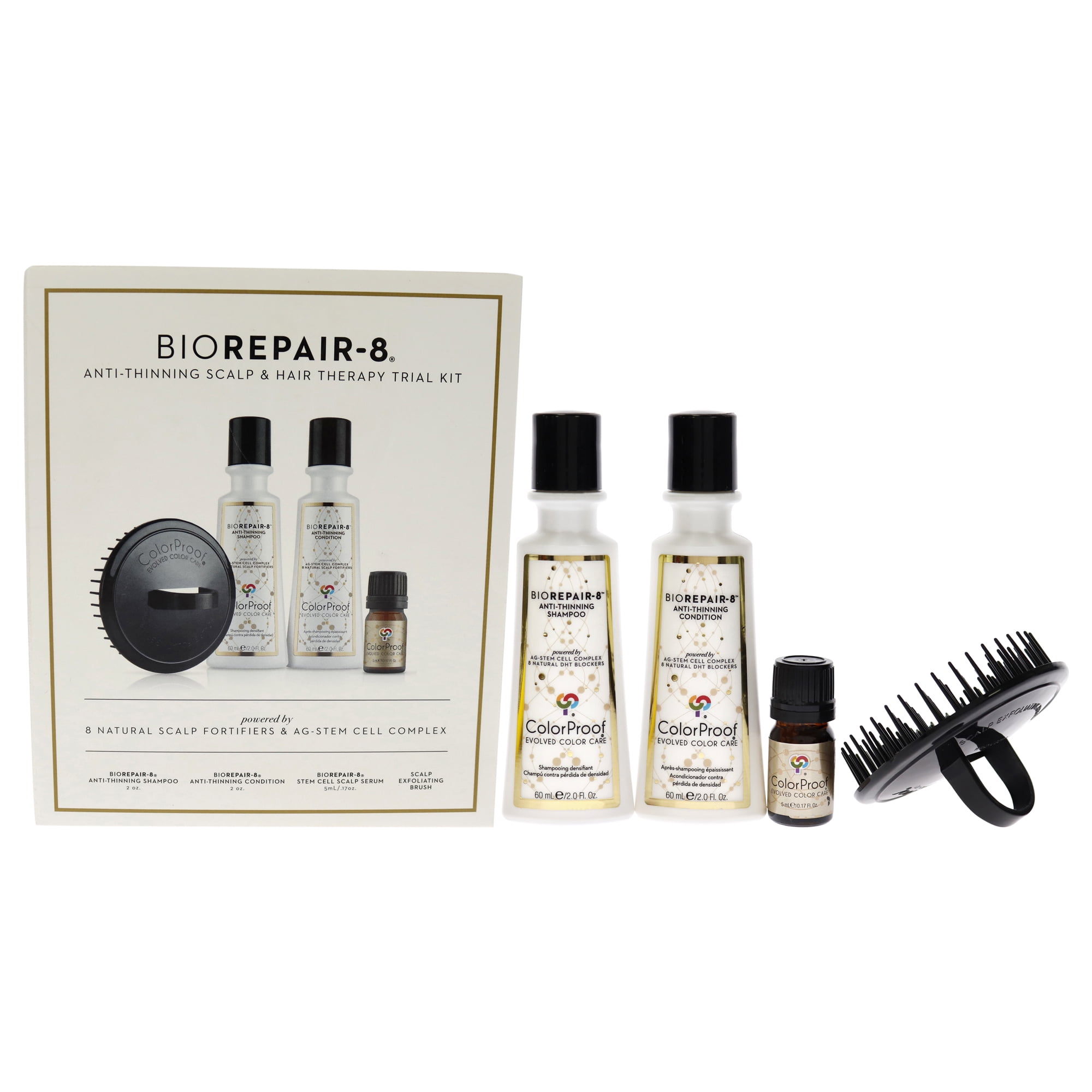 ColorProof BioRepair8 AntiAging Scalp and Hair Therapy Kit , 4 Pc Kit