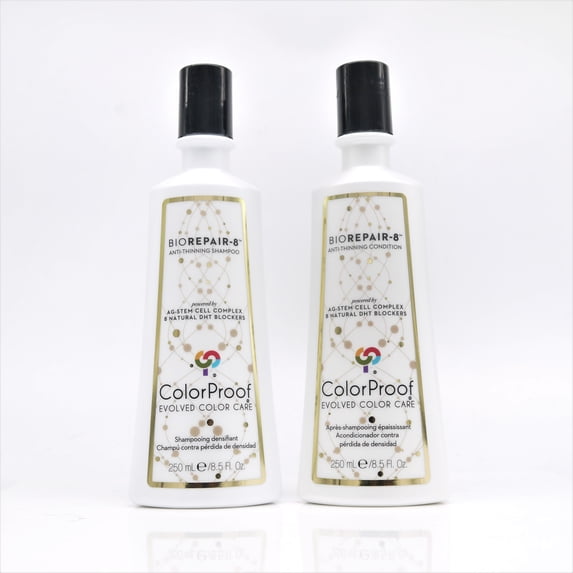 ColorProof BioRepair-8 Anti-Thinning Shampoo & Conditioner Duo Set (250 ml each)