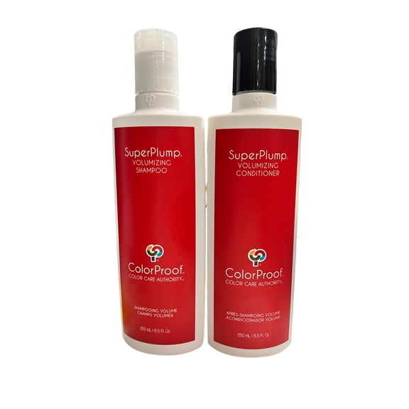 ColorProof SuperPlump Volumizing Shampoo 8.5 oz & Conditioner 8.5 oz Set - New Look