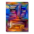 thumbnail image 1 of ColorSpiral Fusion V 16 in x 32 in Painting Canvas Art Print, by Designart, 1 of 4