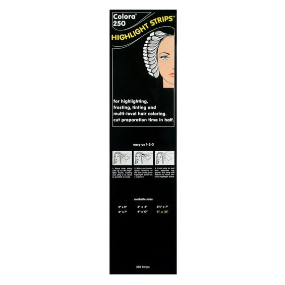 Colora 250 Highlight Strips 4 X 16 (Pack of 3)