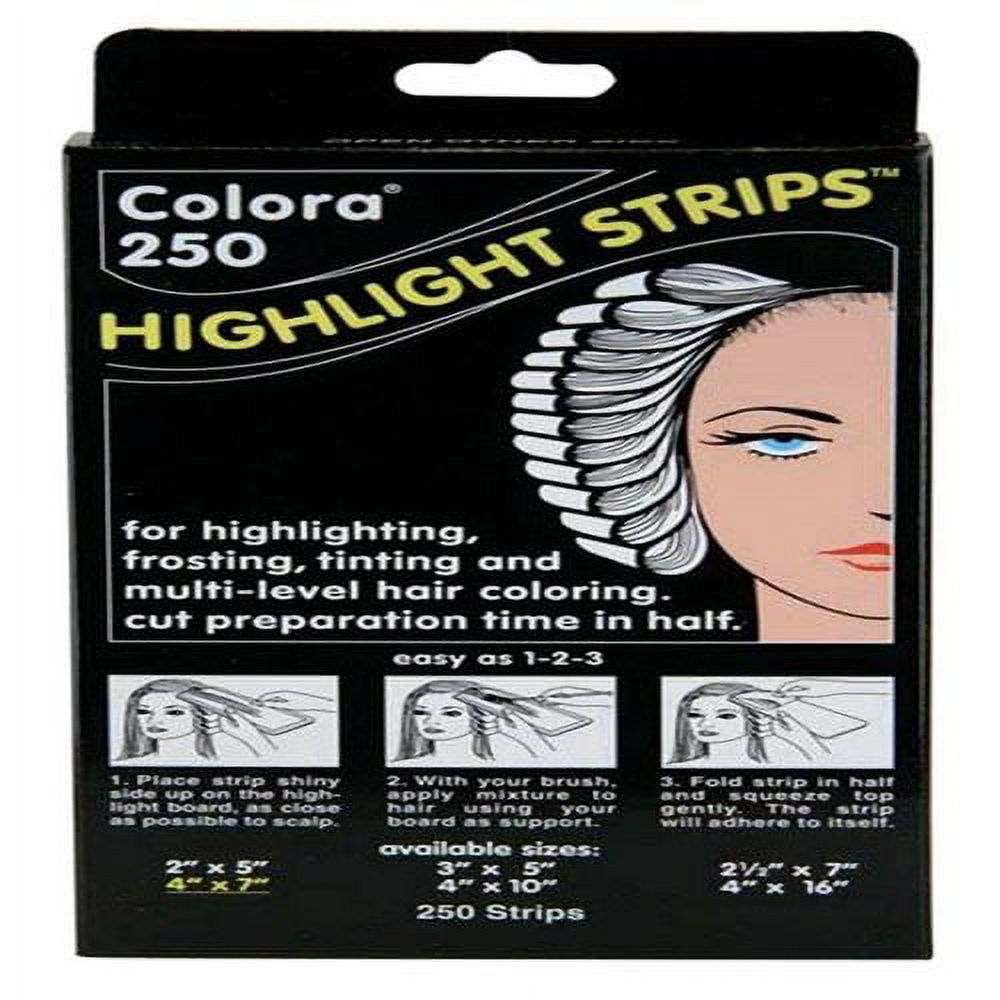 Colora 250 Highlight Strips 4 X 7 Inch, 250 Ea, 2 Pack - Walmart.com
