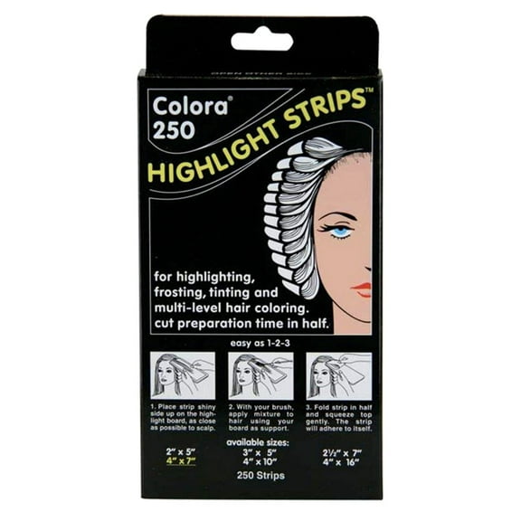 Colora 250 Highlight Strips 4 X 7 (Pack of 3)