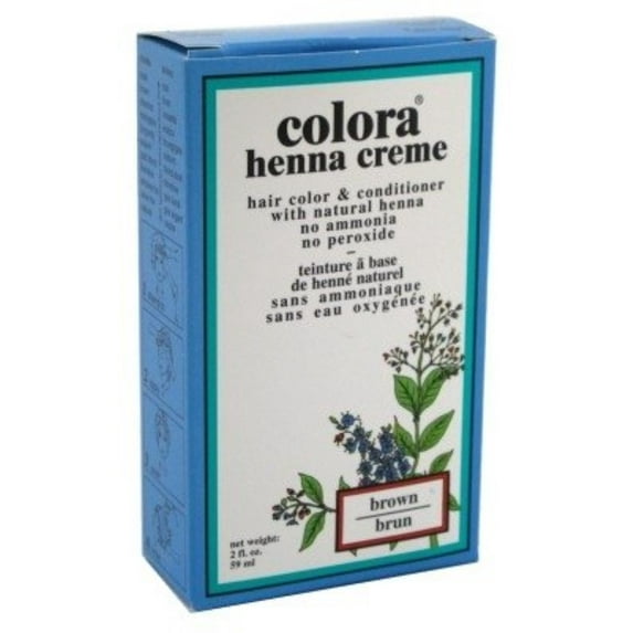 Colora Henna Creme Hair Color Brown, 2 oz (Pack of 3)