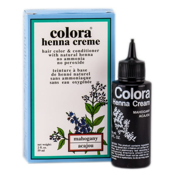 Colora Henna Creme Hair Color Mahogany, 2 oz