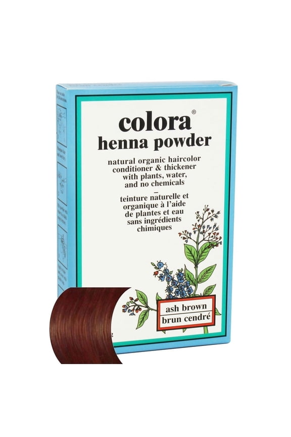 Henna Powder Hair Color Ash Brown, 2 Oz, Pack of 2