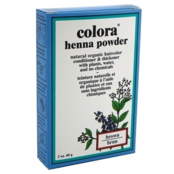 Colora Henna Powder Hair Color Brown, 2 oz