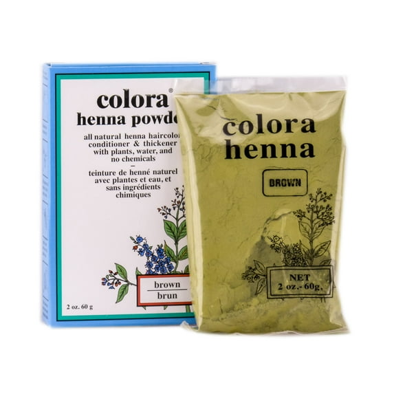 Colora Henna Powder Hair Color Gold Brown, 2 Oz