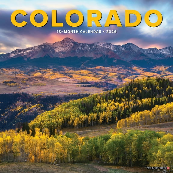 Colorado 2026 Wall Calendar, (Paperback)