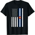 thumbnail image 1 of Colorado American Flag T-Shirt US Denver Souvenir Gift, 1 of 5