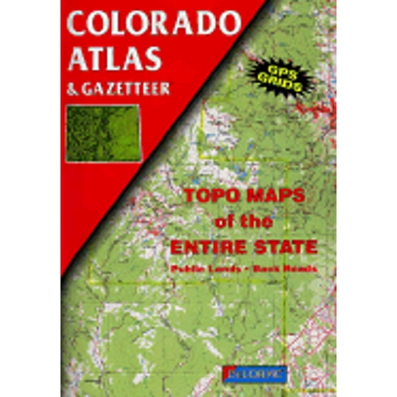 Pre-Owned Colorado Atlas & Gazetteer (Paperback) by Delorme Publishing Company, Delorme Mapping Company