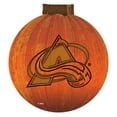 thumbnail image 1 of Colorado Avalanche 12'' Pumpkin Sign, 1 of 1