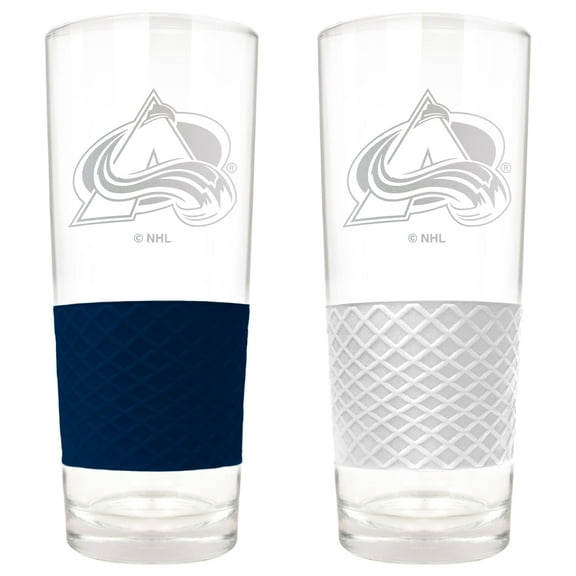 Colorado Avalanche 22oz. Logo Score Pint Glass Two-Piece Set
