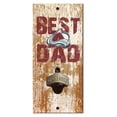 thumbnail image 1 of Colorado Avalanche 5'' x 12'' Best Dad Bottle Opener, 1 of 1