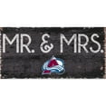 thumbnail image 1 of Colorado Avalanche 6" x 12" Mr. & Mrs. Sign, 1 of 1