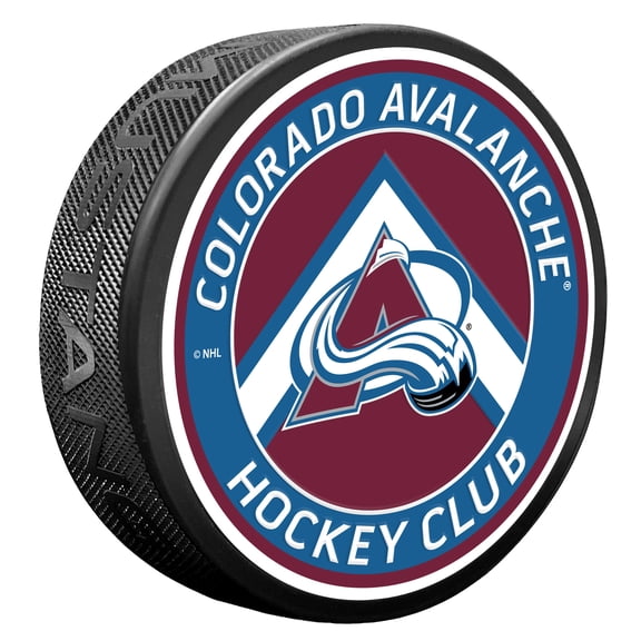 Colorado Avalanche Chevron Banner Puck