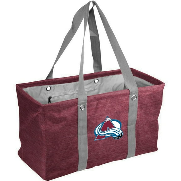 Colorado Avalanche Crosshatch Picnic Caddy Tote Bag