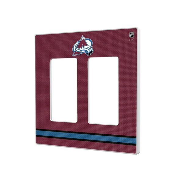 Colorado Avalanche Double Rocker Lightswitch Plate