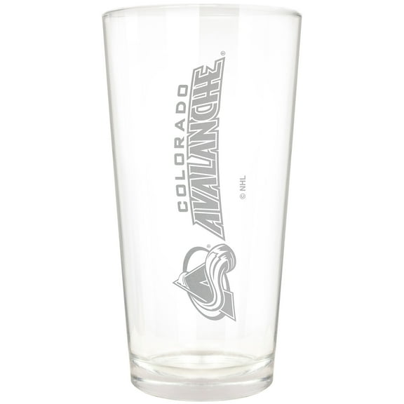 Colorado Avalanche Etched 16oz. Vertical Rally Cry Pint Glass