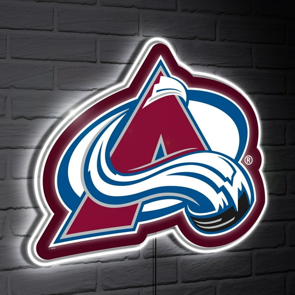 Colorado Avalanche LED Team Logo Shaped Lighted Wall Sign