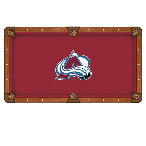 Colorado Avalanche Pool Table Cloth (Large: 9 ft.)