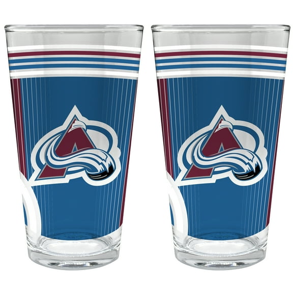 Colorado Avalanche Two-Piece 16oz. Pint Glass Set