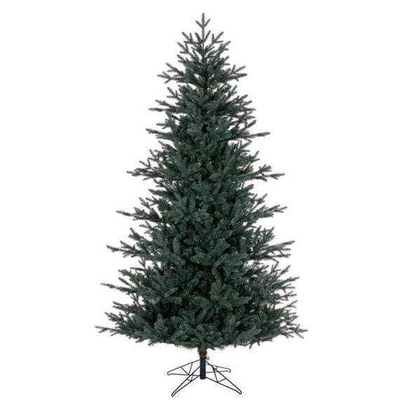 Vickerman 6.5 ft. x 51 in. Colorado Blue & Green Fir Artificial Un-Lit Christmas Tree with 1886 Realistic Blend of PE & PVC Tips