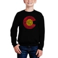 thumbnail image 1 of Colorado - Boy's Word Art Crewneck Sweatshirt, 1 of 3