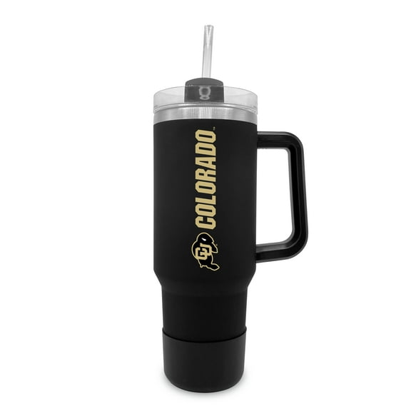 Colorado Buffaloes 40oz. Stainless Tumbler with Handle & Removable Straw