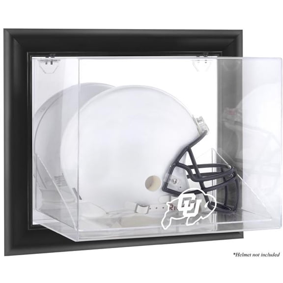 Colorado Buffaloes Black Framed Wall-Mountable Helmet Display Case