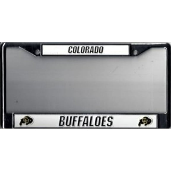 Colorado Buffaloes Chrome License Plate Frame