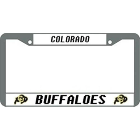 Colorado Buffaloes License Plate Frame Chrome Special Order