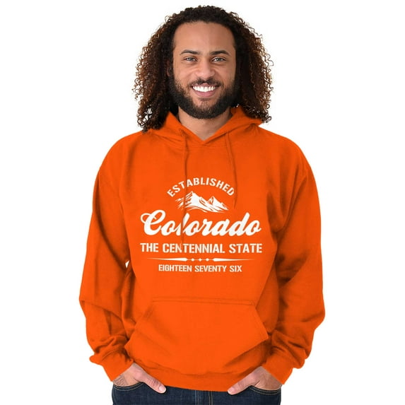 Colorado CO Centennial State Souvenir Hoodie Sweatshirt Women Men Brisco Brands X